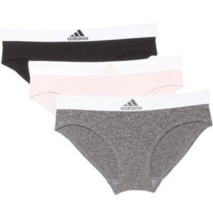 Adidas Women's 3-PK Seamless Panties Hipster 4A2H62 Multicolor Size Médium New